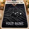 Flannel BlanketThe Cure Custom Name Text Personalized Soft Warm Throw Blanket Home Decor Gift