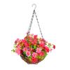 1 Pcs Flower Basket 1.75m/5.74ft Cloth Metal Hooks