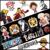 One Piece Anime Stickers: Luffy, Pirate Ship, Sanji Car Scratch Covers