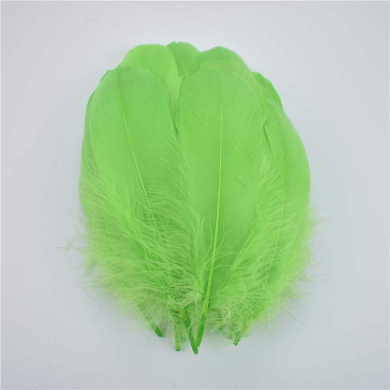 20Pcs Colored Goose Feather 5-7inch/12-18cm  Swan Plumes Handicraft Accessories Wedding Deco Diy Craft Carnival Party Decoration