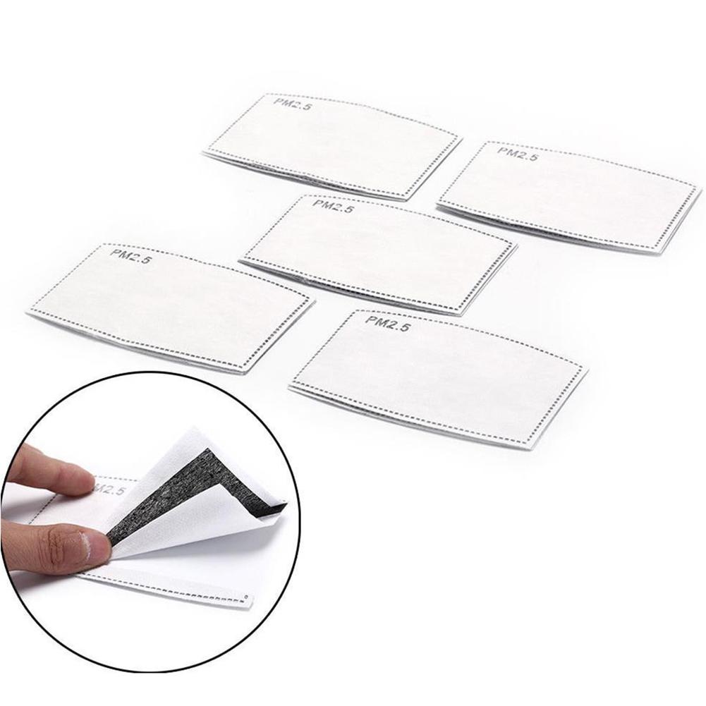 Sada 20 ks Jednorázové náhradní filtry Aktivní uhlí Ochranné filtry na obličejový štít