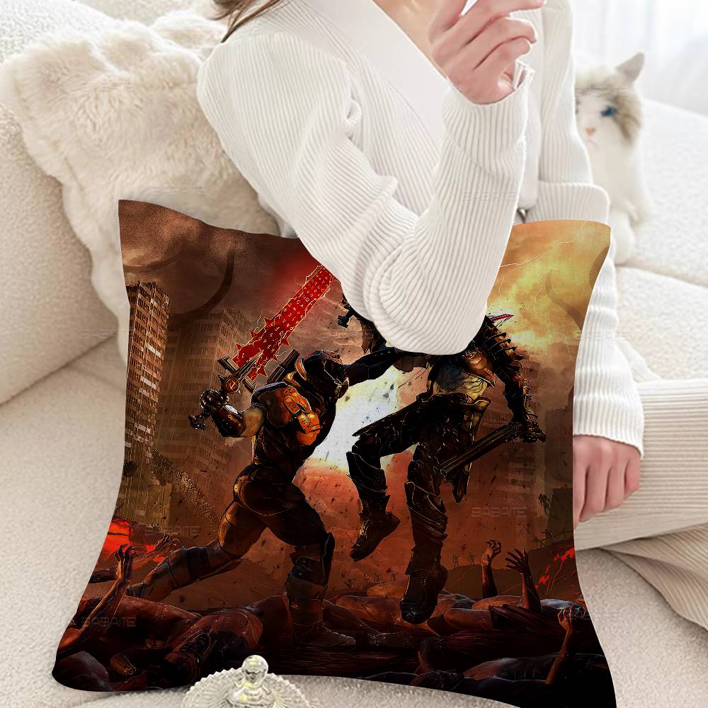 Popular Games D-Dooms Eternals Pillow Gift Home Office Decoration Bedroom Sofa Car Cushion Cover case 45x45