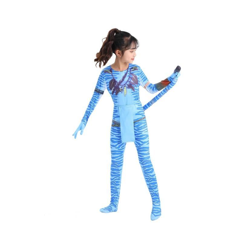 

Аватар Боди Косплей Хэллоуин Вечеринка Выступление Кино Одежда Фильм Сбор Girl,XXL