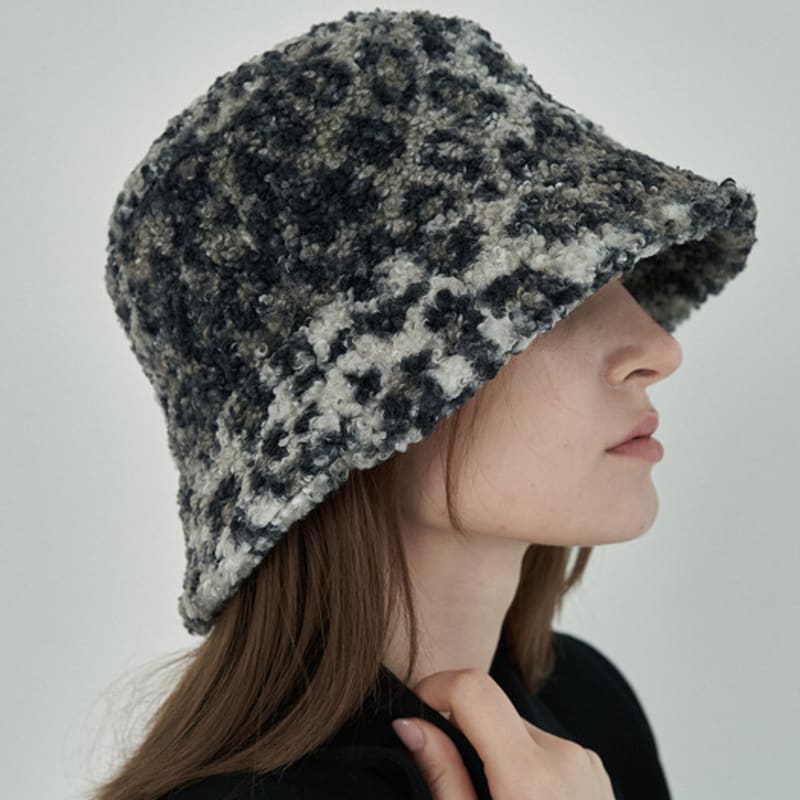 MAD FACTORY Leopardhinkhatt - svart, brun