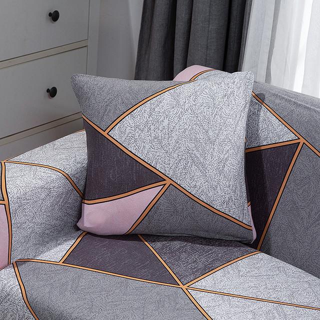 Стильный дизайн с цветочным принтом Мягкий чехол-подушка 45x45 см Наволочка Прочный материал Прочный материал Прочный материал 45x45cm-2PCS