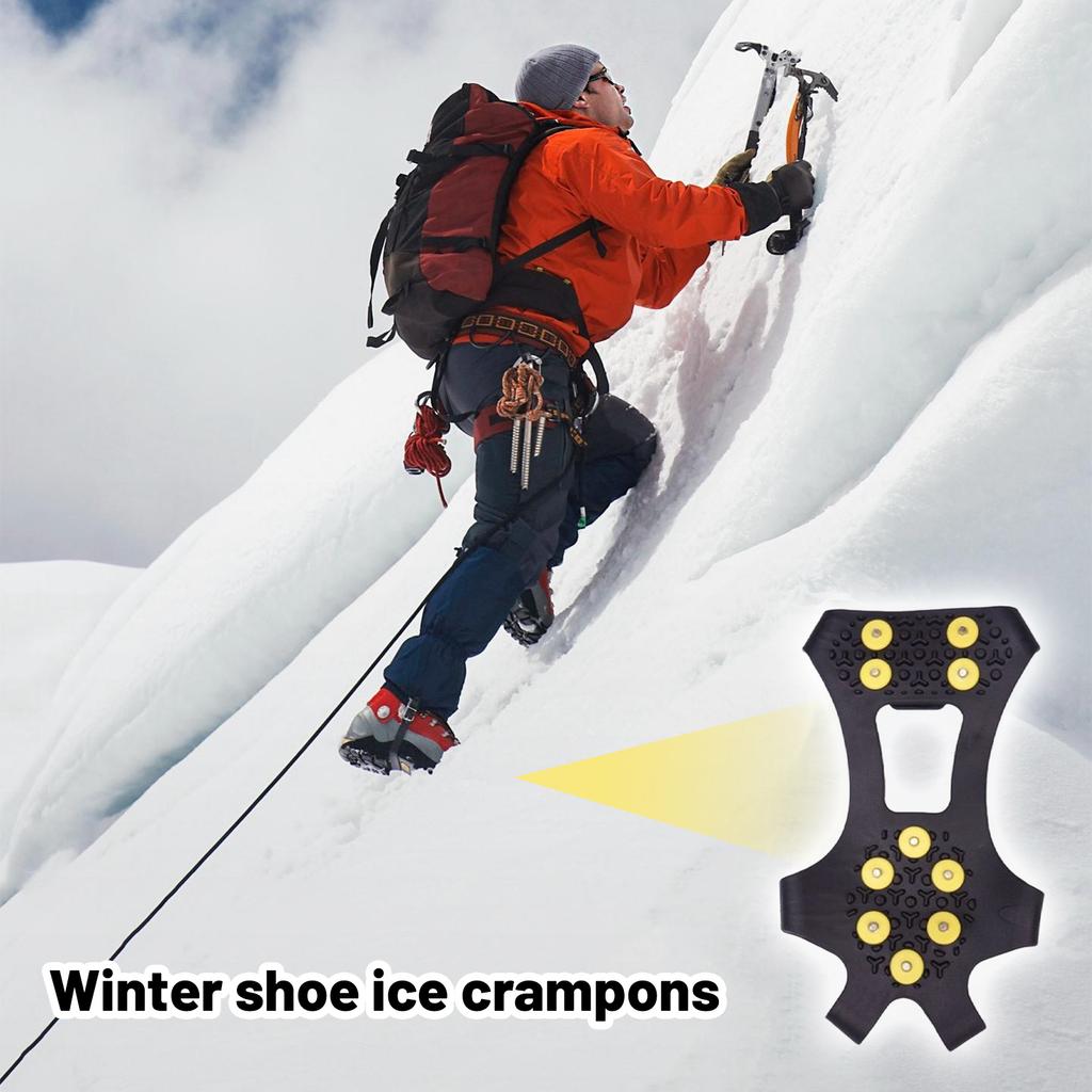 Spikes For Shoes Winter, Spikes For Shoes Smooth Ice, Shoe Claws Cleats Crampons For Shoes Winter, Suitable For Hiking, Trekking, Snow, Ice Outdoor