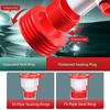 Multifunctional Kitchen Basins Sewer Branch Water Pipe Connector Sealing Rings Sink Drain Pipe Adapters Easy to Install