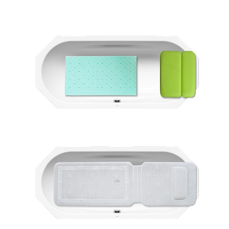 2020 PVC Foam Bath Pillow Mat - Large, Comfortable, Non-Slip Bathtub Cushion