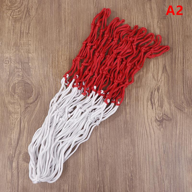 1 Pc 3.5MM Basketball Net All-Weather Basketball Net Dual/Tri-Color Basketball Hoop Net Powered Basketball Hoop Basket Rim Net