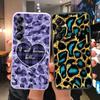 Leopard Case For Samsung Galaxy S25 S24 S23 S22 FE S25+ S24+ S23+ S22+ Plus S 25 Ultra Phone Cover Shockproof Soft TPU Fundas