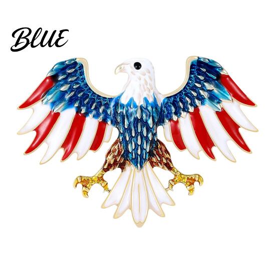 Veterans Day Pin Bald Eagle Brooch for Men And Women