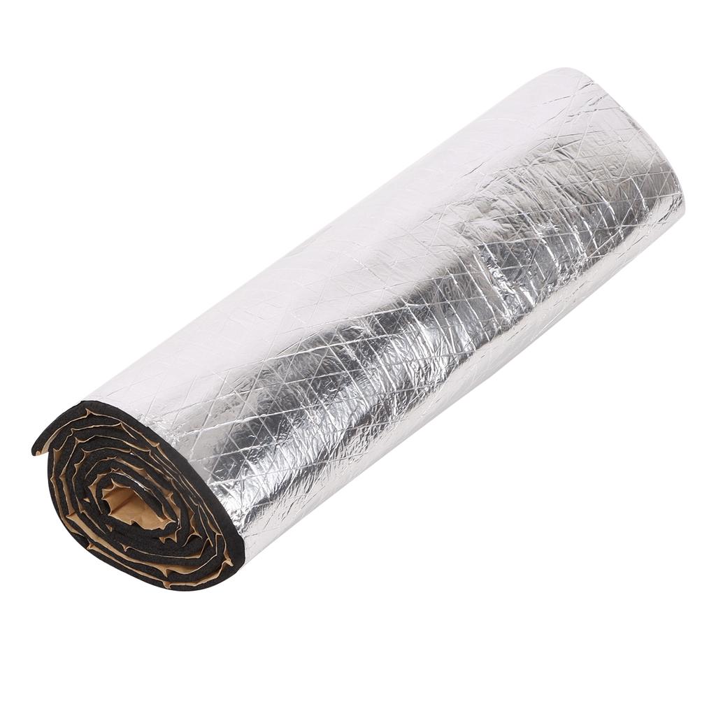 0.2in Heat Shield Sound Dampening Noise Insulation Pad Universal for Car Hood Door Trunk 1.6x6.6ft