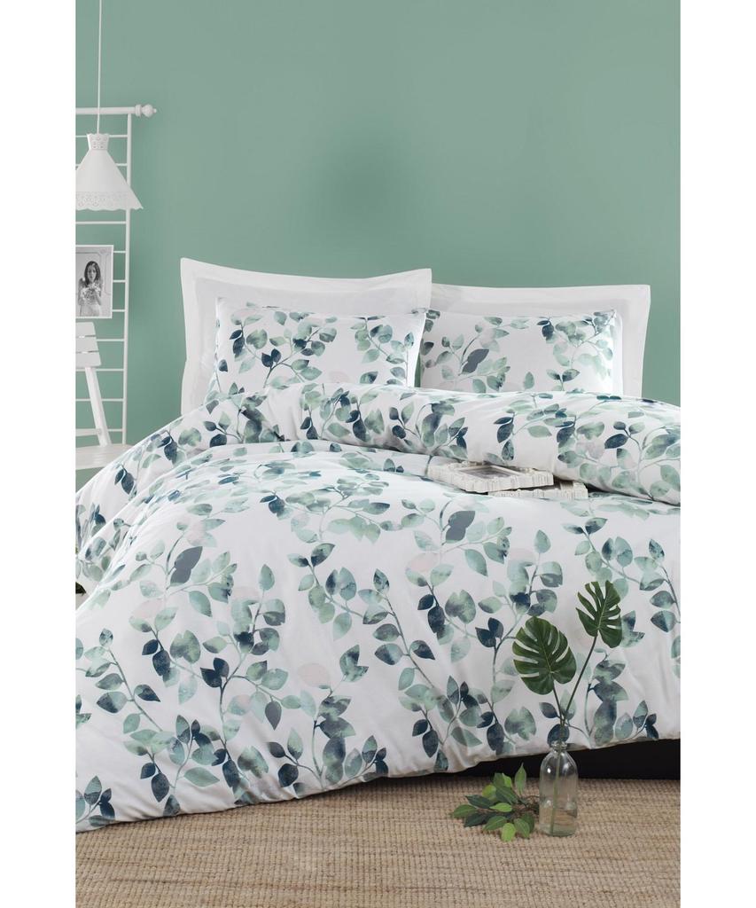 Cheap 100 Natural Cotton Double Duvet Cover Set Sabine Green Joom