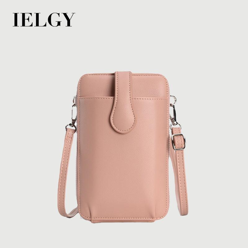 IELGY Ladies Diagonal Bag - Korean Style Retro Fashion with Smartphone Pocket