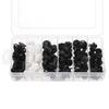 100Pcs Car Body Plastic Push Retainer Pin Rivet Fasteners Trim Moulding Clip Automotive Furniture Assembly Expansion