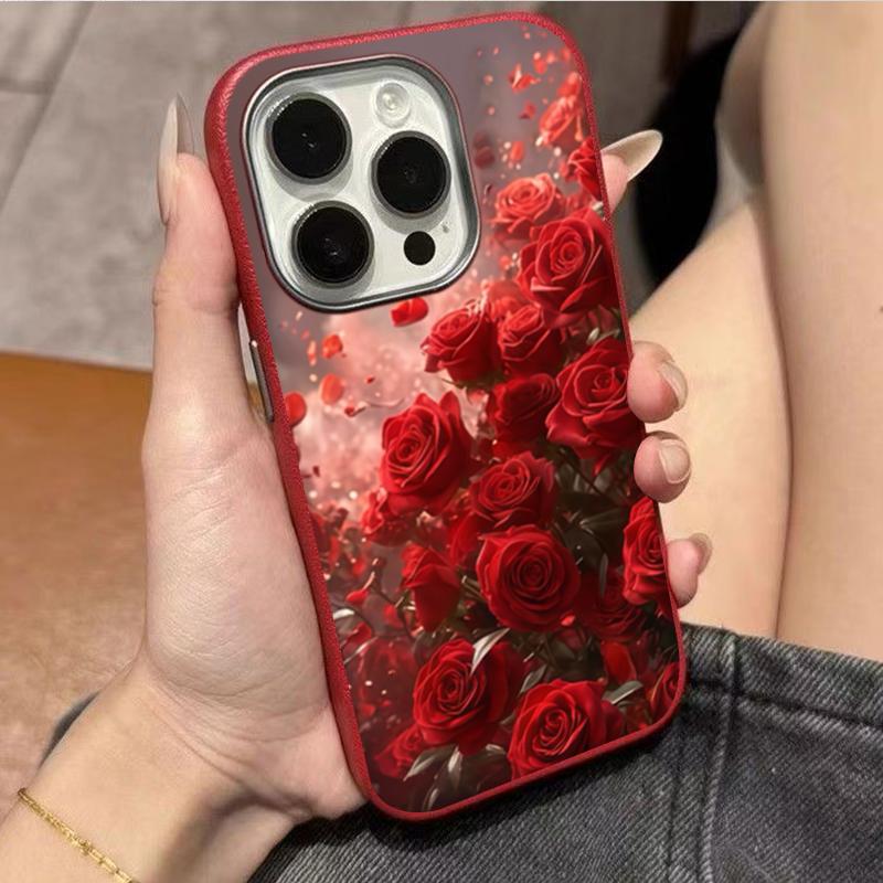 Stylový Retro Design Růžový Vzor Pouzdro na Telefon Pro iPhone 17 16 Pro 16E 15 14 13 12 11 Pro Max 17 Air X XR XS 7 8 Plus Měkký Kryt
