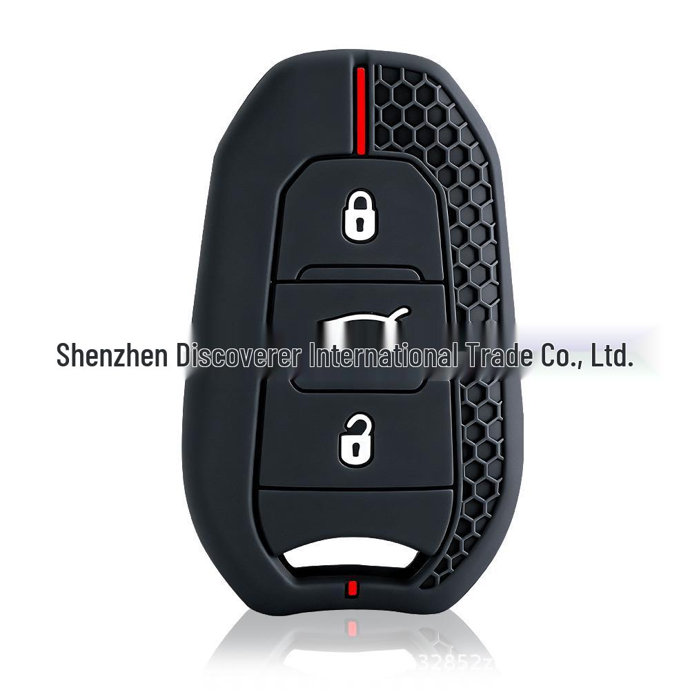 Siliconen Beschermende Autosleutelhoes voor Peugeot 208/308/408/508/3008/4008/5008