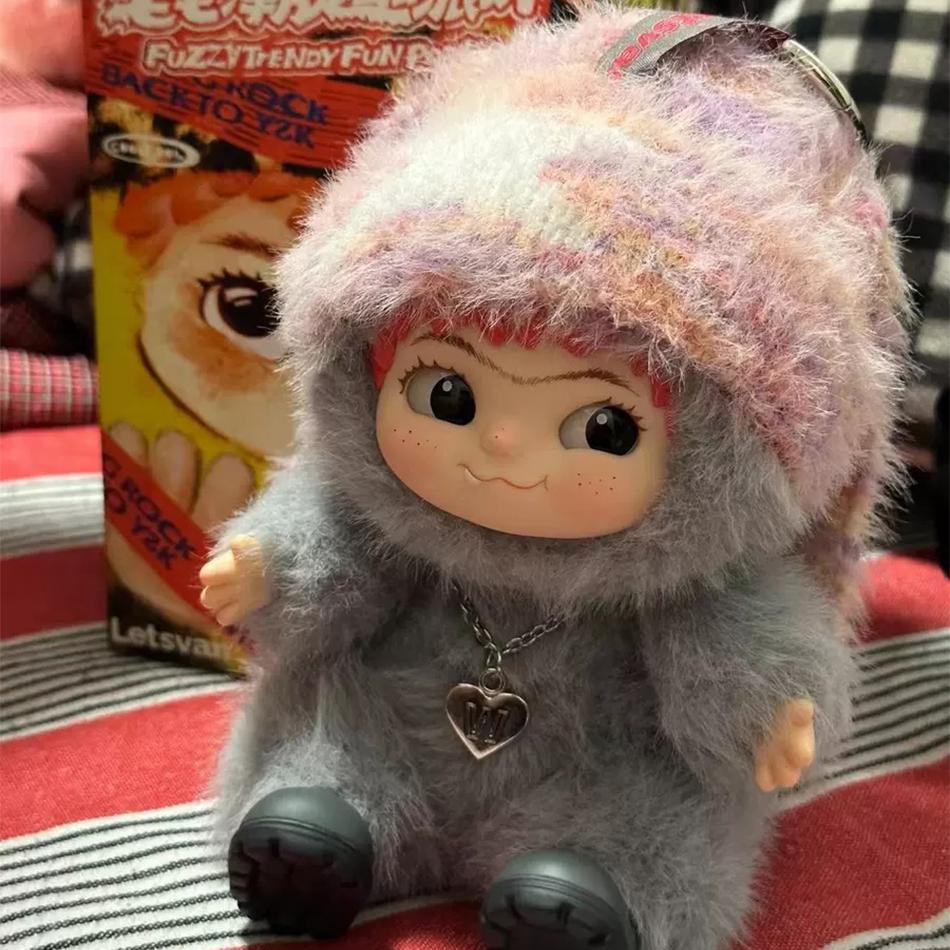 Wakuku пухнастий модний веселий подарунковий набір мила фігурка Wakuku коробка-сюрприз мила лялька підвіска лялька сумка-сюрприз подарункова іграшка