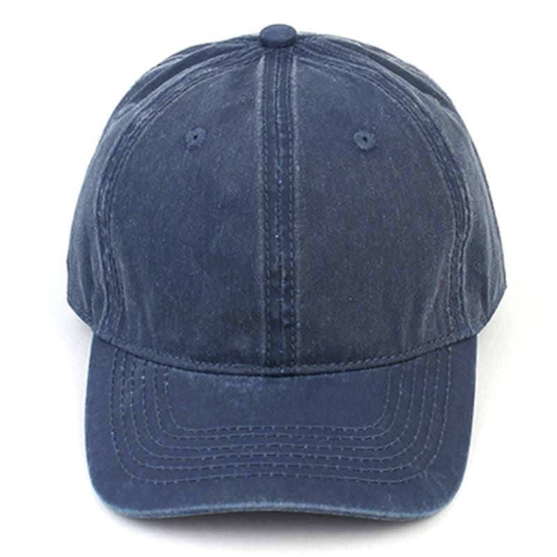 Universal Chemistry Muji Pigment Washing Navy Ballcap Washing Ball Cap
