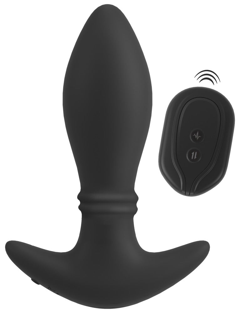 Plug vibrant Moving Rings Anos 14 x 4.8 cm Noir - ANOS - Plugs Vibrants