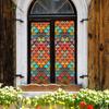Dg7523 Creative Personality Fish Scale Static Window Sticker Bedroom Living Room Home Background Decorative Wall Sticker