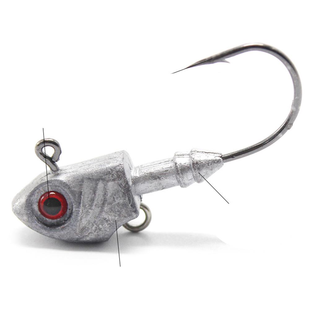 Fish Head Hook 3.5g 5g 7g 10g 14g 20g Fish-shaped Head Hook Barbed Sharp Beak Hook