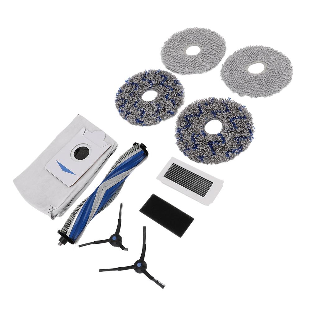 Replacement Parts for X5 PRO ABS Robot Vacuum Filter Brush Mop Pad Dust Bag Set Vacuum Cleaner Accessories