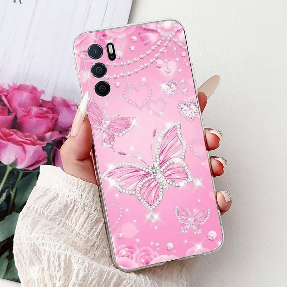 For Oppo A16 A16s Case CPH2269 CPH2275 CPH2271 A 16 TPU Cover Fashion Flower Soft Funda For OPPO A54s CPH2273 OppoA16 Phone Case