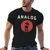 T-shirt Sportiva Casual Traspirante Effetto Distressed Analogico Valvole Termoioniche
