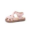Spring-summer New Style Baby Girls' Sandals, Embroidered Closed-toe Soft Sole Sandals for Little Girls, Chinese-style Sandals, Girls' Princess Shoes