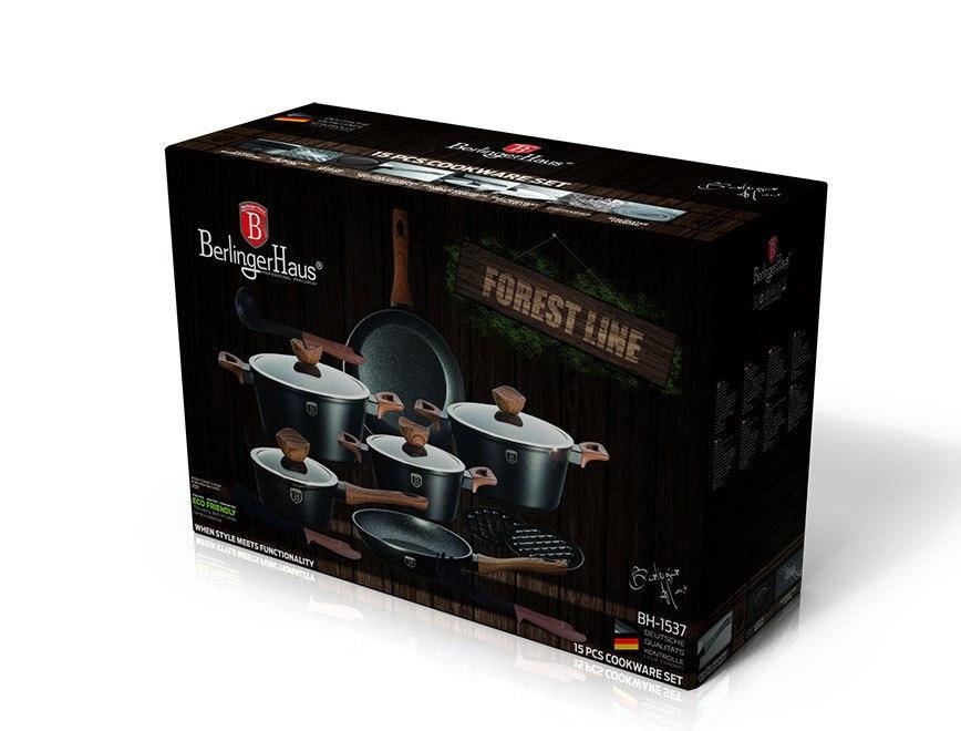 Berlinger Haus Bh-1537 Forest Line Granite Cookware Set