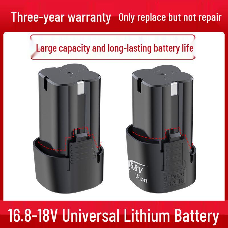 16.8V Cordless Electric Screwdriver Drill with Large Capacity Lithium Battery
