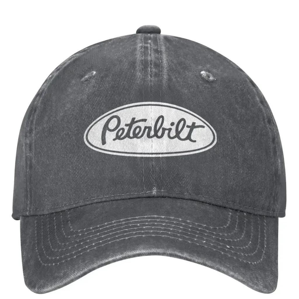 Peterbilt Truck Racing Baseball Cap Vintage Couple Women Hip Hop Hats SunProof Running Hippie Snapback Cap Gift