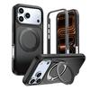 Applicable To iPhone17ProMax Acrylic Three Anti-magnetic Suction Bracket, Mobile Phone Case, Apple 16Pro Protective Case.