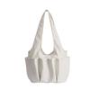 Korean-style new niche design pleated multi-pocket shoulder tote bag, large-capacity shoulder underarm bag for commuting