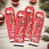 4er-Pack Weihnachtsgeschenke Cartoon Schreibwaren Kinder Schreibstift Lineal Radiergummi Set Junge Mädchen Geburtstagsfeier Mitgebsel Weihnachtsstrumpf Füllungen