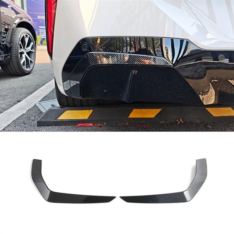 For BMW X3 G45 2025 Carbon Fiber Car Rear Bumper Lip Splitter Spoiler Canard Cover Trim Decoration Accessories