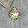 Eyecatching Alien Cartoon Enamel Lapel Pin For Creative Style And Flair Decorative