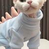 Dinosaur Cat Clothes Winter Sphynx Cat Pajamas Costume Soft Fleece Warm Cat Jacket for Indoor Hairless Cats