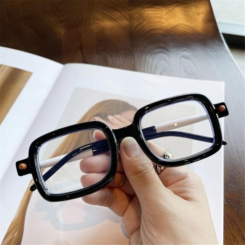 New Fashion Square Sunglasses for Women Men Vintage   Sun Glasses Clear Lens Mirror Eyeglasses