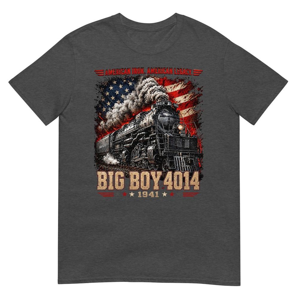 Big Boy 4014 Vintage Steam Locomotive Railroad Train Engine Tshirt