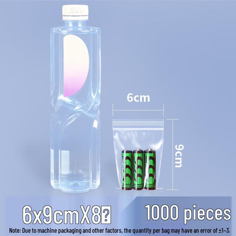 Transparent Self-Sealing Food Storage Bags