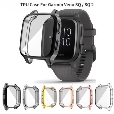 Coque de Protection d'Écran en TPU pour Garmin Venu SQ 2 / Music Case Venu Sq Coque de Protection Shell pour Garmin Venu SQ / Music Cover
