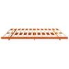 Bed Frame Wax Brown 180 x 210 cm Solid Pine Wood