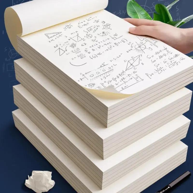 40 Sheets B5 Draft Calculations Paper , Horizontal Line Blank Arithmetic Painting Sketching Paper Home Office School Stationery