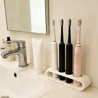 4 Holes Toothbrush Organizer Eco-friendly Bathroom Storage Rack Vanity