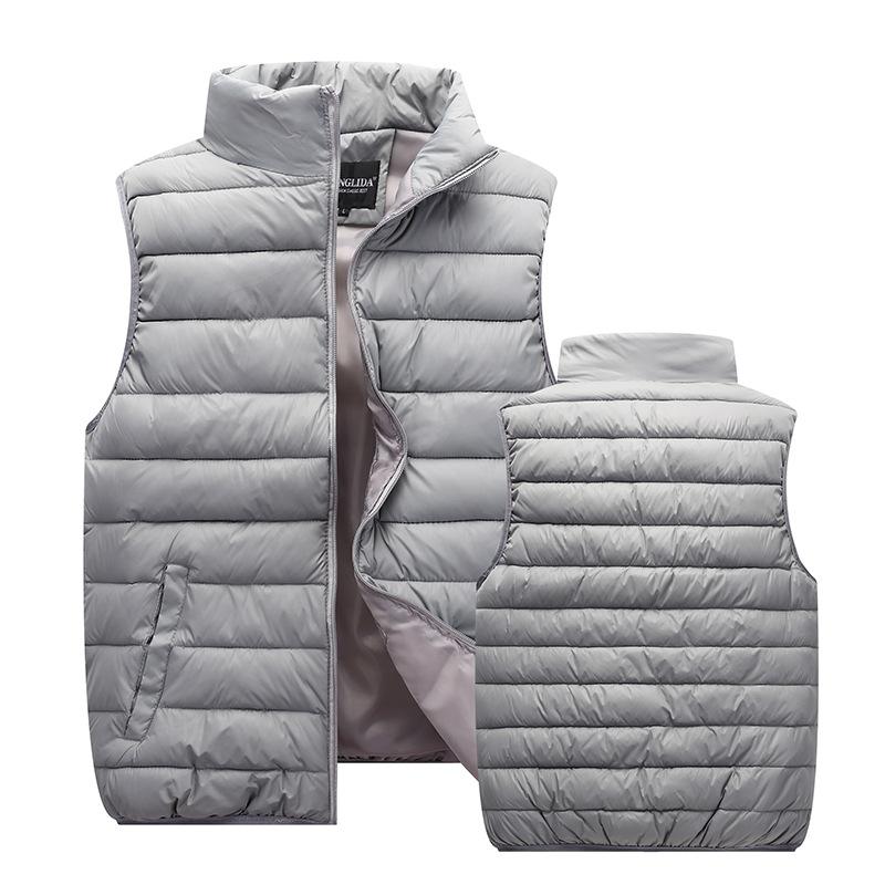 Unisex Casual Coat Vest Thin Lightweight Thicken Warm Solid Zipper Pocket Loose Sleeveless Jacket Coat Winter Jacket For Women