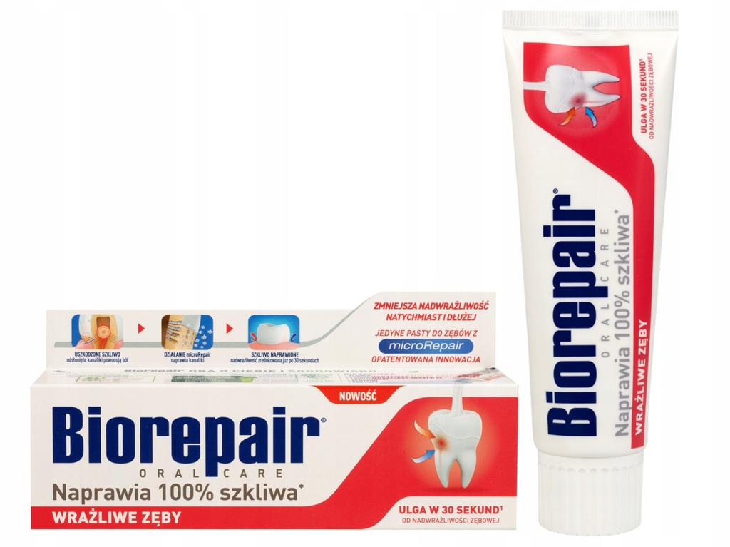 Biorepair Oral Care Fast Sensitive Repair Toothpaste For Sensitive Teeth 75