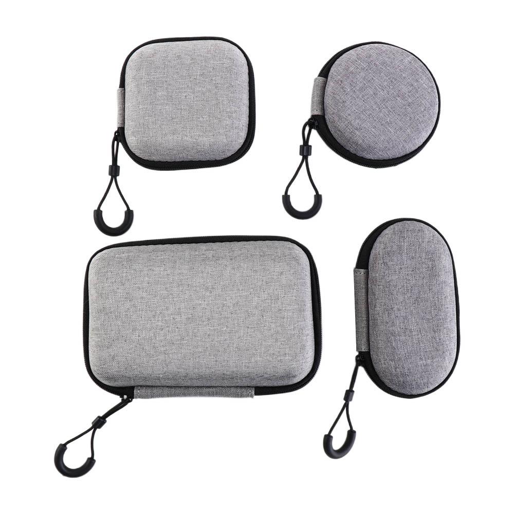 Storage Travel Case Charger Protection Bag Earphone Accessory Earphone Storage Bags EVA Zipper Bag