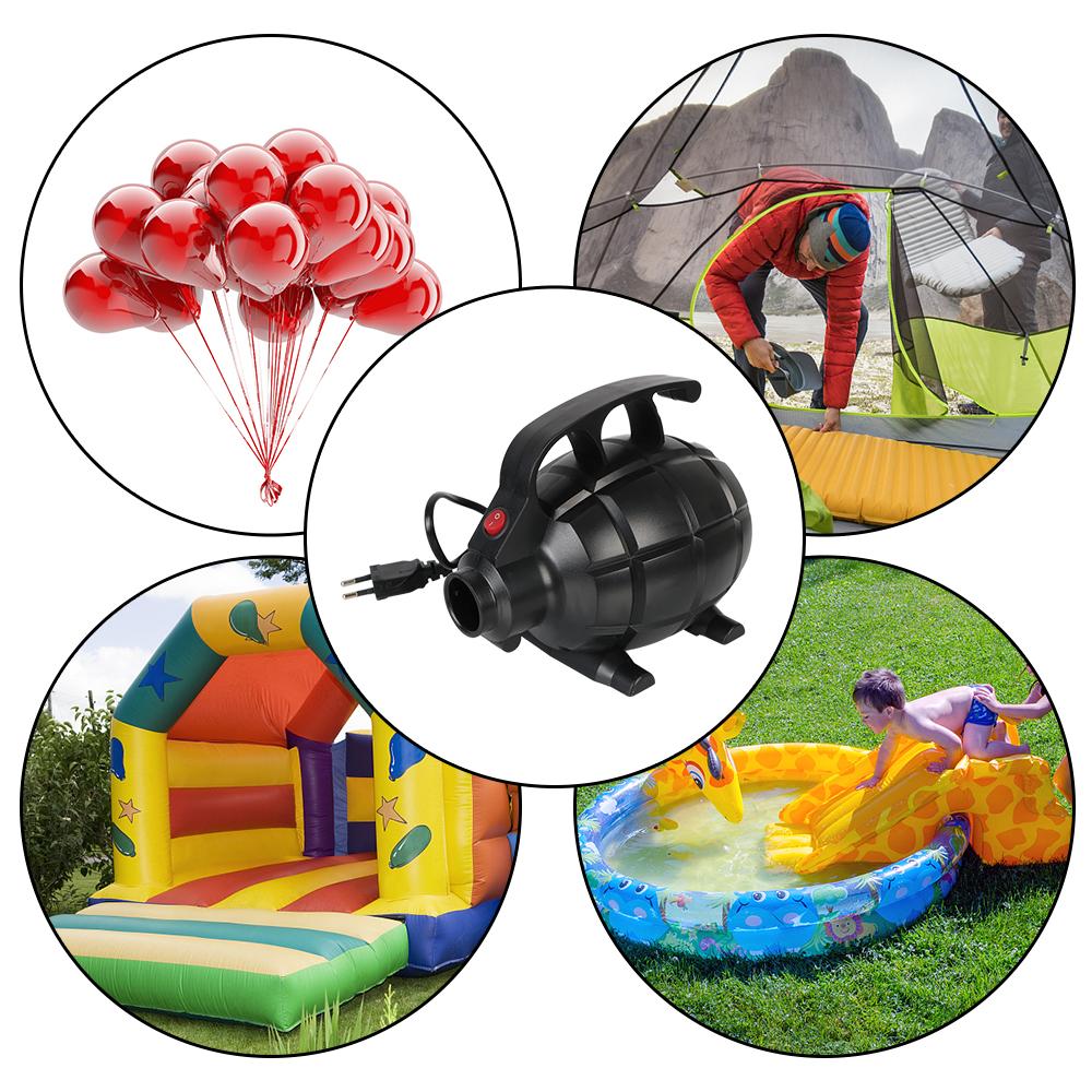 600W Kompresor Powietrza Domowy Gospodarstwa Domowego Kemping Narzędzie Użytkowe Wtyczka EU/US Elektryczna Pompka Powietrza Mata Powietrzna Przenośne Łóżko Powietrzne Narzędzie do Pompowania Powietrza